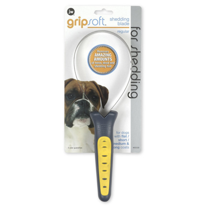 Jw Pet Gripsoft Shedding Blade Regular