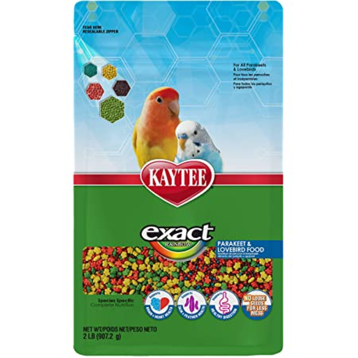 Kaytee Exact Parakeet/Lovebird Rainbow 2Lb