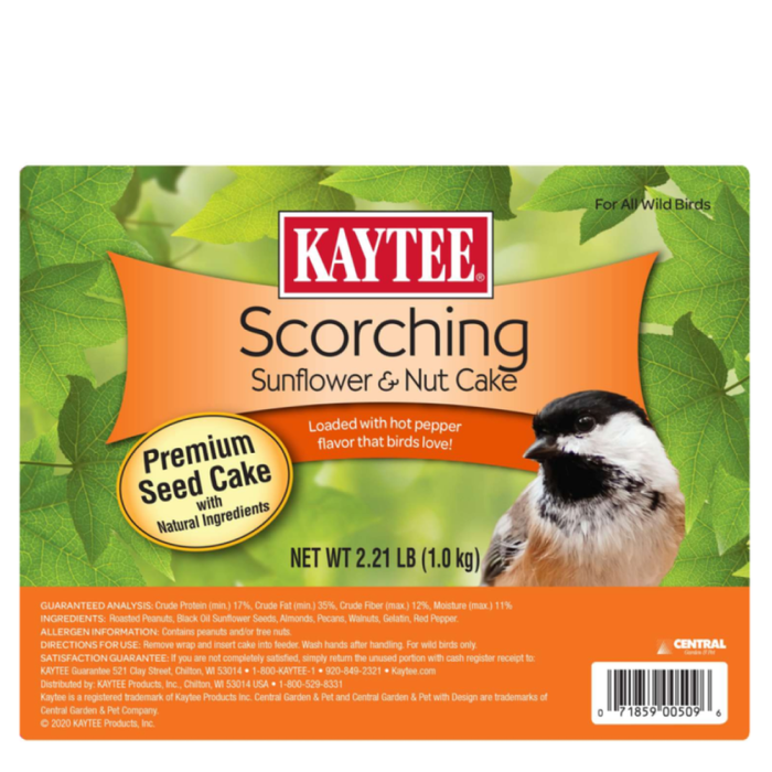 Kaytee Scorching Sunflower & Nut Cake 2.2Lb