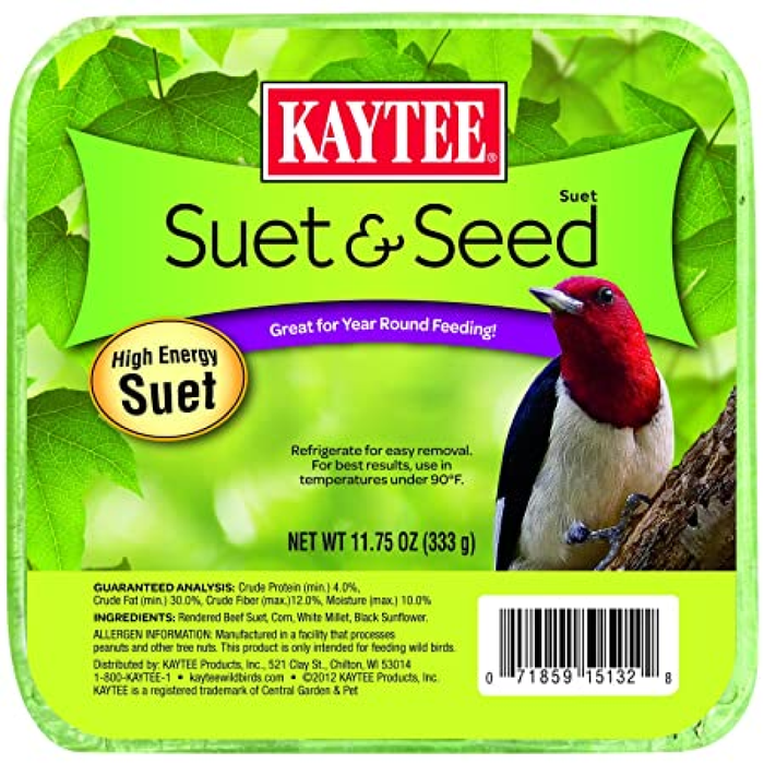 Kaytee Suet & Seed 11.75Oz