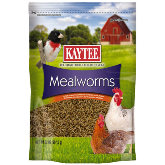 Kaytee Wild Bird Mealworm Pouch 32Oz