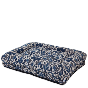 La-Z-Boy Rosie Lounger Blue Jacquard 35X27 - Pet Totality