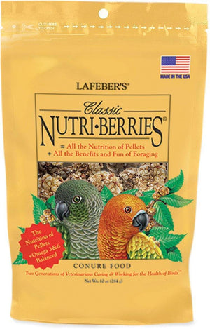 Lafeber Classic Nutri-Berries Conure Bird Food 10Oz - Pet Totality
