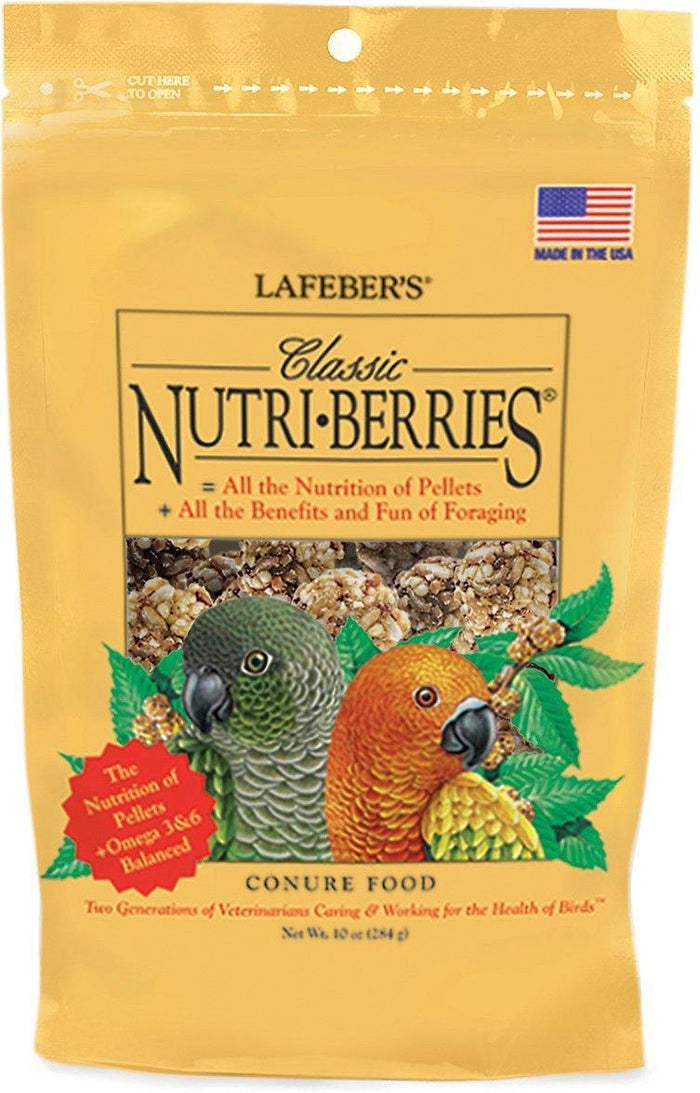 Lafeber Classic Nutri-Berries Conure Bird Food 10Oz