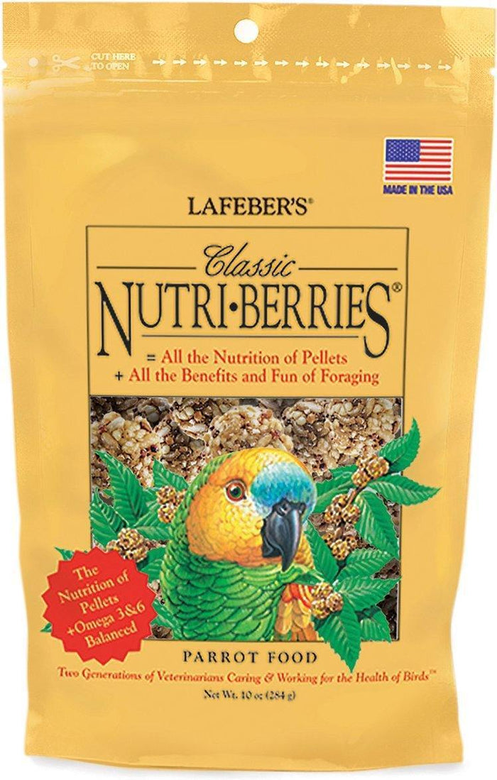 Lafeber Classic Nutri-Berries Parrot Bird Food 10Oz