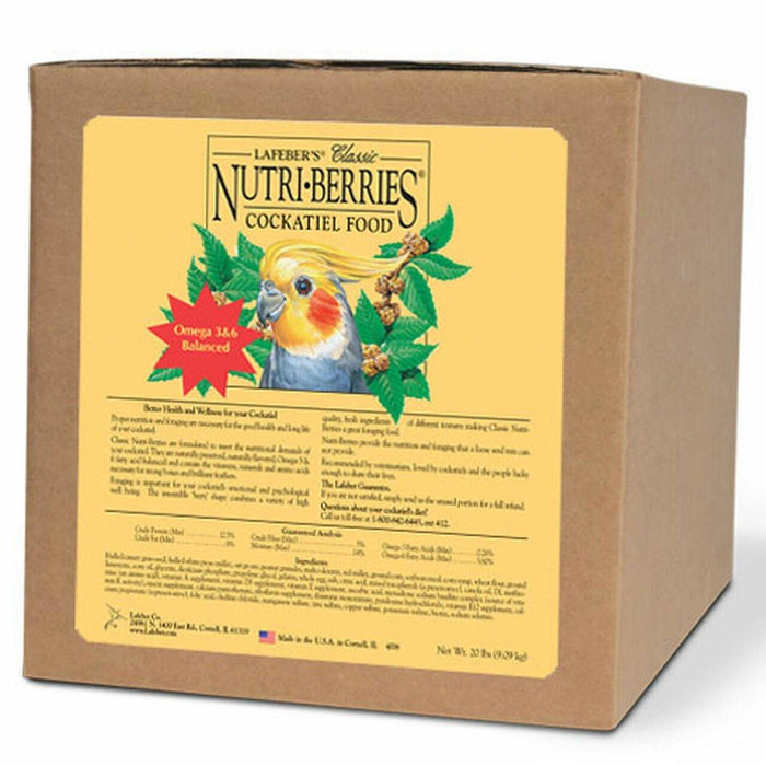 Lafeber Nutri-Berries Classic Cockatiel 20Lb