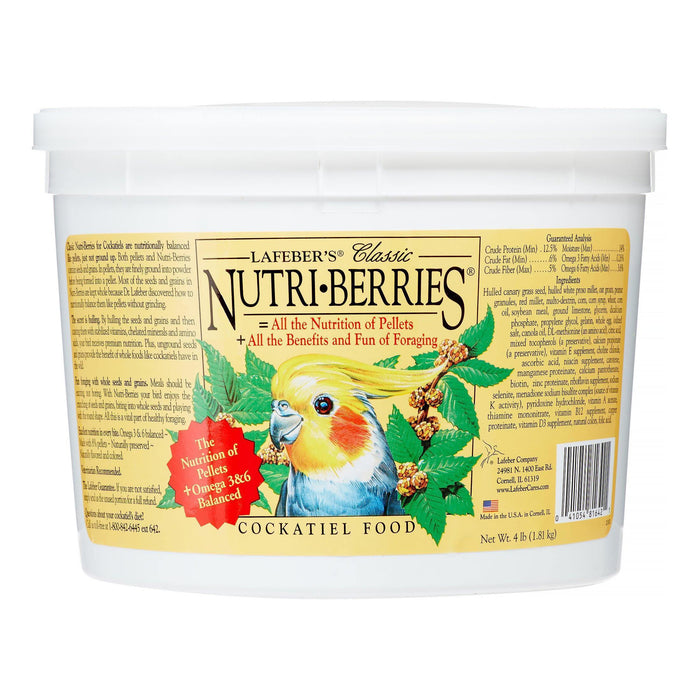 Lafeber Nutri-Berries Classic Cockatiel 4Lb