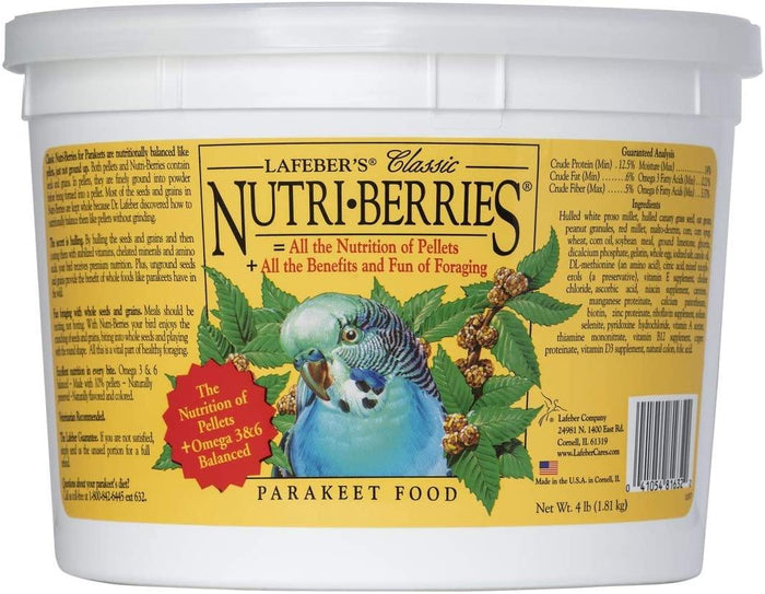 Lafeber Nutri-Berries Classic Parakeet 4Lb