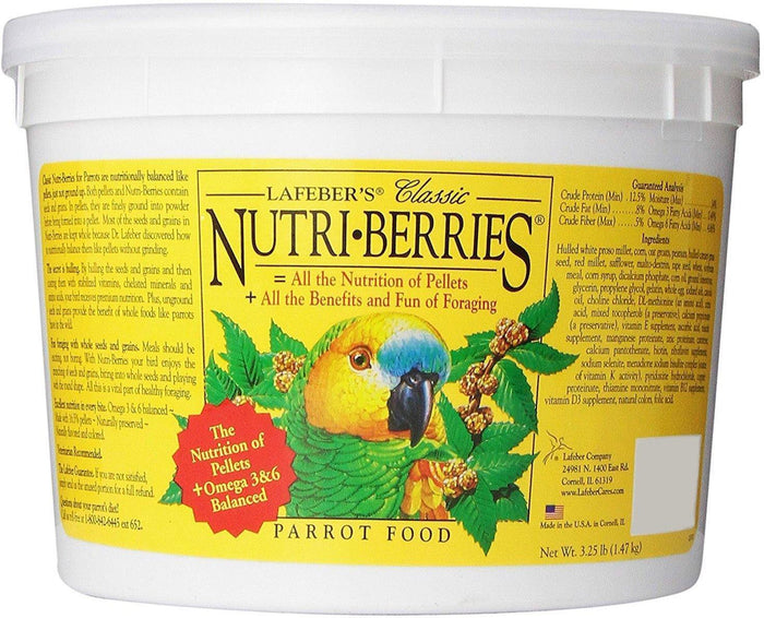 Lafeber Nutri-Berries Classic Parrot 3.25Lb