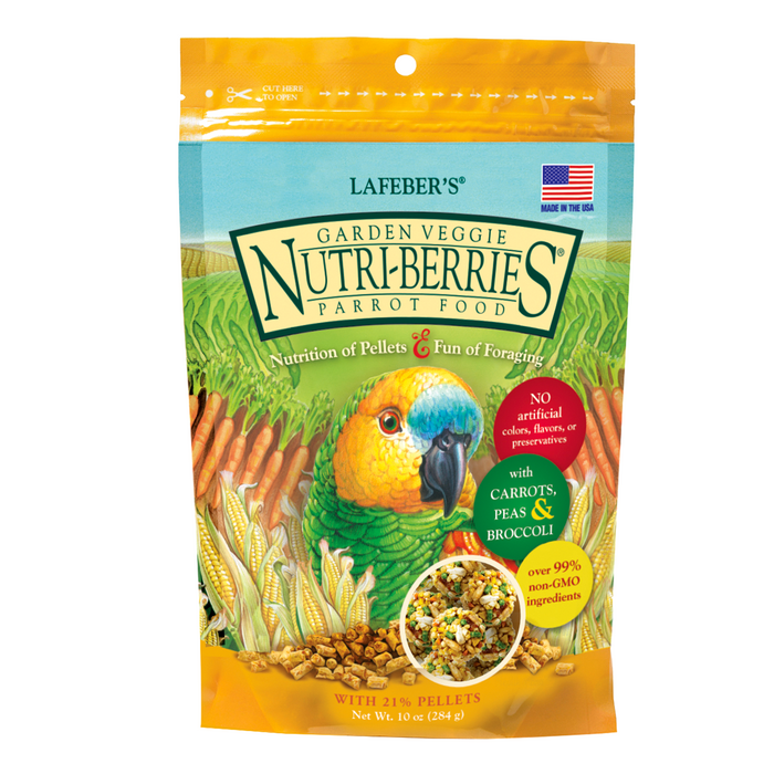Lafeber Nutri-Berries Garden Veggie Parrot 10Oz