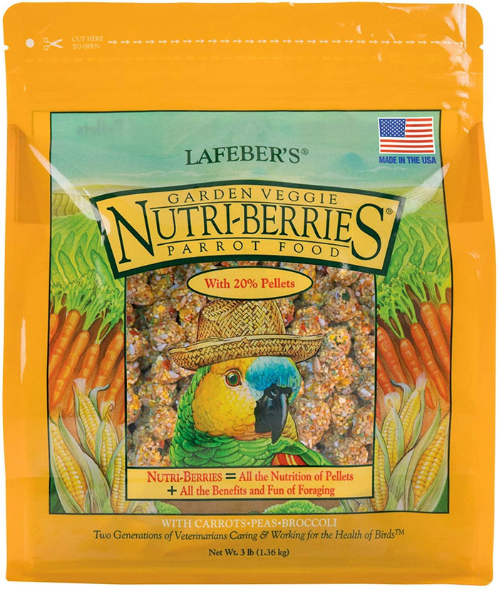 Lafeber Nutri-Berries Garden Veggie Parrot 3Lb