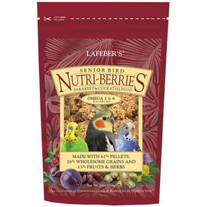 Lafeber Nutri-Berries Senior Cockatiel Bird Food 10Oz - Pet Totality