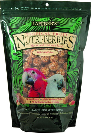 Lafeber Nutri-Berries Tropical Fruit Macaw 10Oz - Pet Totality
