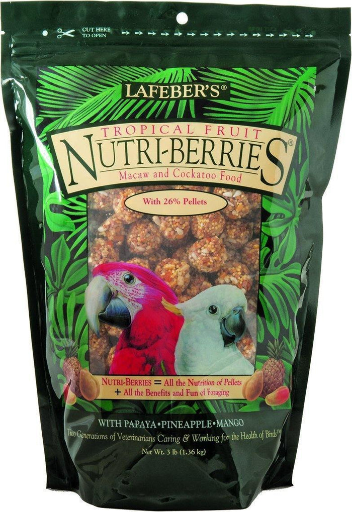 Lafeber Nutri-Berries Tropical Fruit Macaw 10Oz