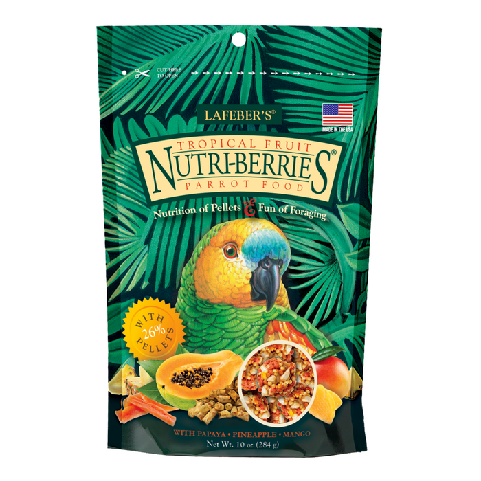 Lafeber Nutri-Berries Tropical Fruit Parrot 10Oz