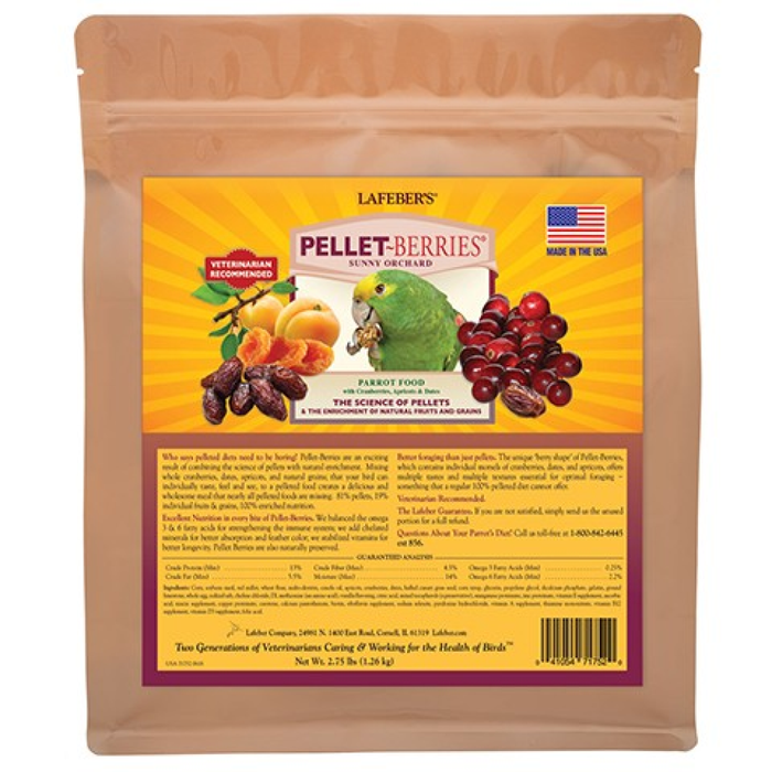 Lafeber Pellet-Berries Parrot Food 2.75Lb