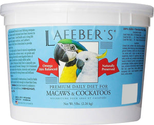 Lafeber Premium Diet Macaw/Cockatoo Pellets 5Lb - Pet Totality
