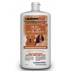 Lambert Kay Linatone Shed Relief Plus For Dogs & Cats 16Oz - Pet Totality