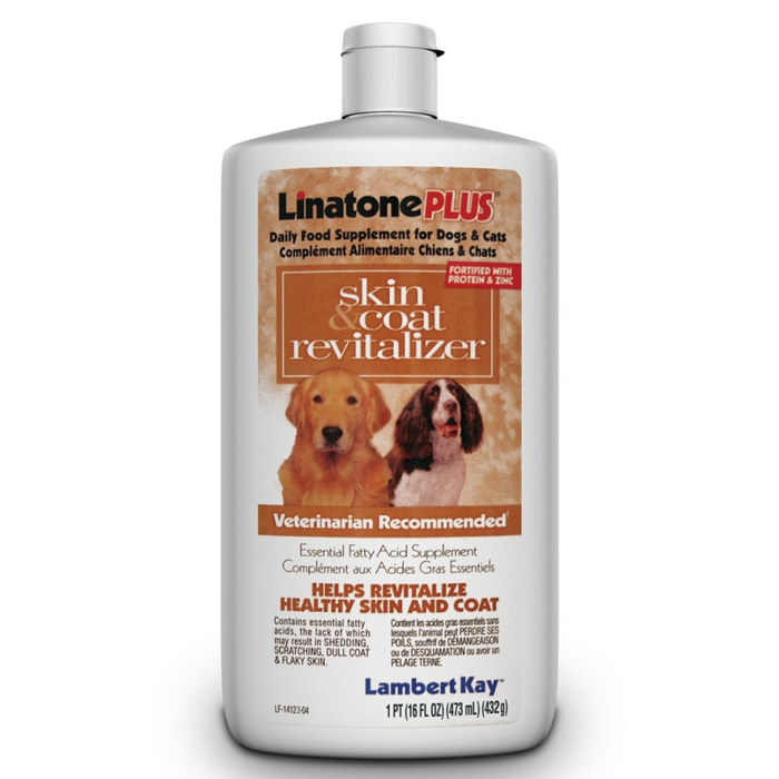 Lambert Kay Linatone Shed Relief Plus For Dogs & Cats 16Oz