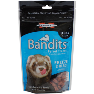 Marshall Bandits Freeze Dried Treats Duck .75 Oz. - Pet Totality