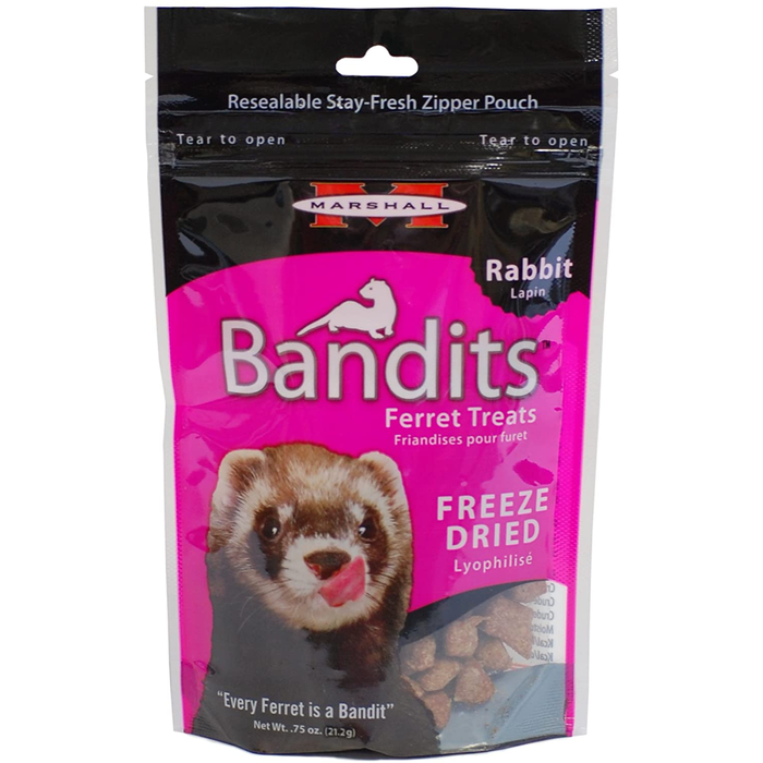 Marshall Bandits Freeze Dried Treats Rabbit .75 Oz.
