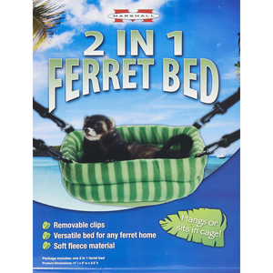 Marshall Cage Accessory 2-N-1 Ferret Bed - Pet Totality