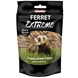 Marshall Ferret Extreme Munchy Minnow Freeze Dried Treats .3Oz - Pet Totality