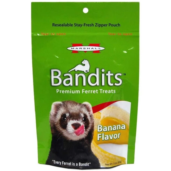 Marshall Pet Bandits Ferret Treat, Banana, 3Oz