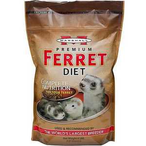 Marshall Premium Ferret Diet 4Lb - Pet Totality