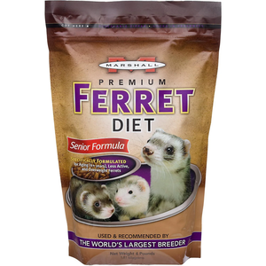 Marshall Premium Ferret Diet Senior Formula 4Lb Bag - Pet Totality
