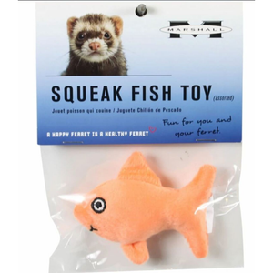 Marshall Squeak Fish Ferret Toy - Pet Totality