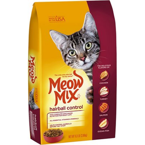 Meow Mix Hairball Dry Cat Food 6.3Lb - Pet Totality
