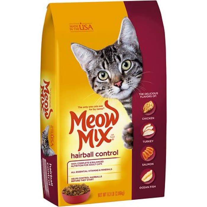 Meow Mix Hairball Dry Cat Food 6.3Lb