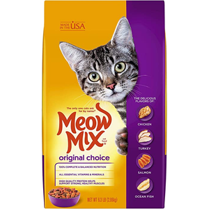 Meow Mix Original Dry Cat Food 6.3Lb - Pet Totality
