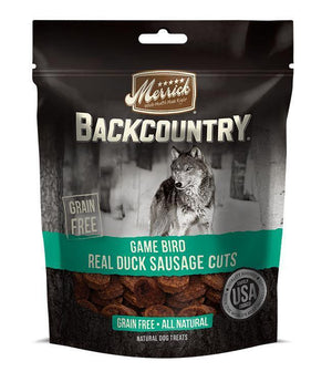 Merrick Backcountry Game Bird Real Duck Sausage Cuts 7Oz - Pet Totality