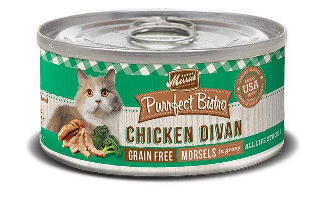 Merrick Cat Purrfect Bistro Chicken Divan 5.5Oz