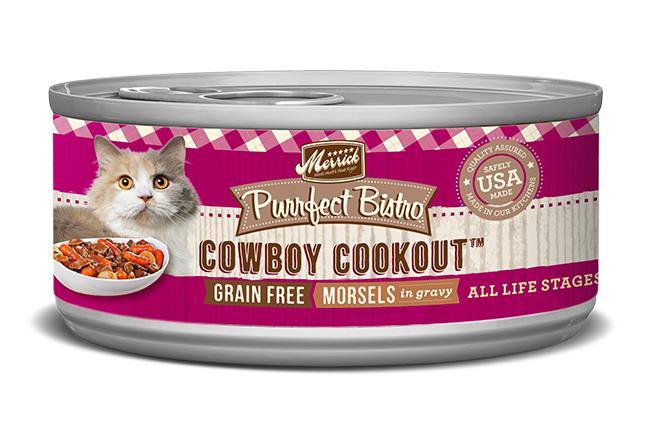 Merrick Cat Purrfect Bistro Cowboy Cookout 3Oz