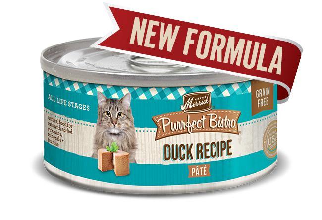 Merrick Cat Purrfect Bistro Duck Pate 3Oz