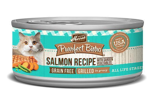Merrick Cat Purrfect Bistro Grilled Salmon & Vegetable 5.5Oz