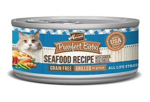 Merrick Cat Purrfect Bistro Mixed Seafood 5.5Oz - Pet Totality