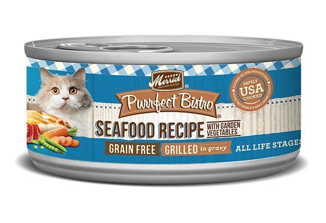 Merrick Cat Purrfect Bistro Mixed Seafood 5.5Oz