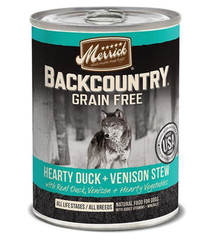 Merrick Dog Backcountry Grain Free Duck Stew 12.7Oz - Pet Totality