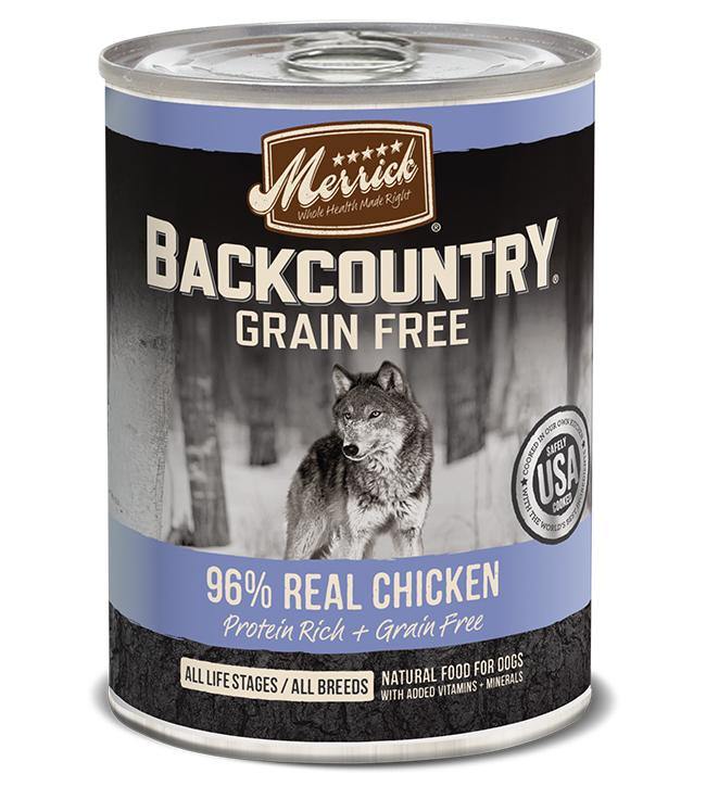 Merrick Dog Backcountry Grain Gree 96% Chicken 12.7Oz