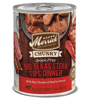 Merrick Dog Chunky Big Texas Steak 12.7Oz - Pet Totality