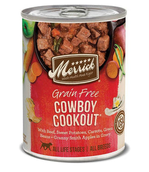 Merrick Dog Classic Cowboy Cookout 12.7Oz (Case Of 12) - Pet Totality