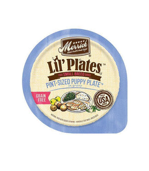 Merrick Dog Lil Plates Grain Free Pint Size Puppy 3.5Oz (Case Of 12) - Pet Totality