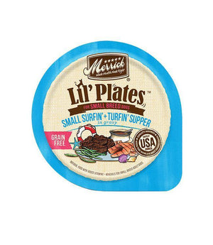 Merrick Dog Lil Plates Grain Free Surf & Turf 3.5Oz (Case Of 12) - Pet Totality