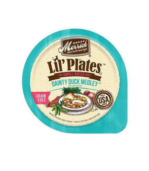 Merrick Dog Lil Plates Small Breed Dainty Duck Medley 3.5Oz (Case Of 12) - Pet Totality