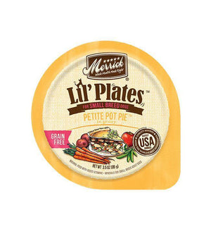 Merrick Dog Lil Plates Small Breed Petite Pot Pie 3.5Oz (Case Of 12) - Pet Totality