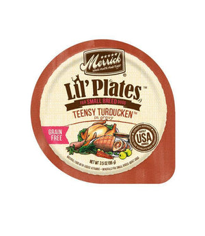 Merrick Dog Lil Plates Small Breed Teensy Turducken 3.5Oz (Case Of 12) - Pet Totality